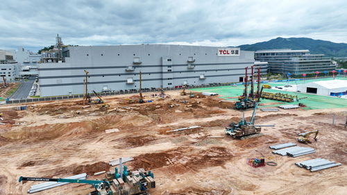 全球首條高世代印刷OLED產線在廣州高新區開工建設，建筑勞務分包助力項目高效推進